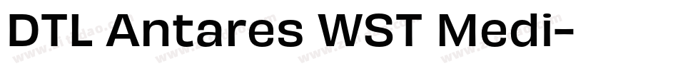 DTL Antares WST Medi字体转换